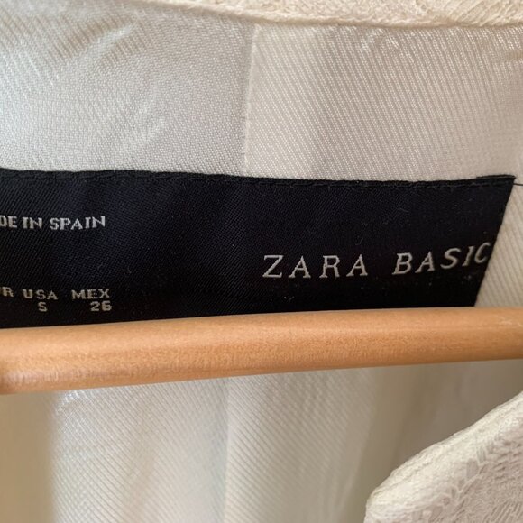 White Lacy Zara Peacoat - Picture 2 of 6